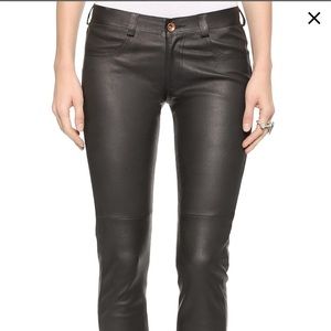 Lamb Skin Leather Pants
